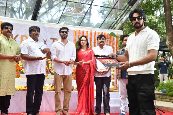  ಕೆ ಆರ್ ಜಿ‌ ಸ್ಟುಡಿಯೋಸ್ – ಟಿವಿಎಫ್ ಮೋಷನ್ ಪಿಕ್ಚರ್ಸ್ ಸಂಸ್ಥೆಯ ಮೊದಲ ಚಿತ್ರ “ಪೌಡರ್” ದೃಶ್ಯಕ್ಕೆ ಕ್ಲಾಪ್ ಮಾಡಿದ ಕಿಚ್ಚ ಸುದೀಪ್!